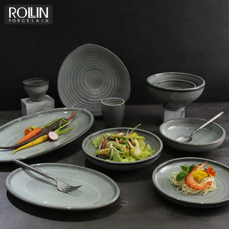 Прямая оптовая продажа с фабрики, овальные тарелки для отелей, обеденные тарелки для отелей и ресторанов