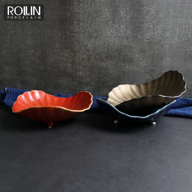 Винтажная посуда, набор тарелок для суши, керамические миски, керамический контейнер для суши, фарфоровая тарелка для суши, японский обеденный набор