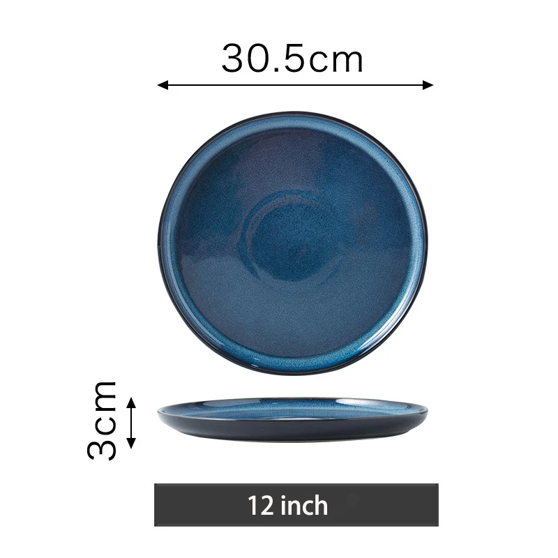 10.5 European Style Customized Ceramic Round Dinner Catering Dinner Plates for Restaurant