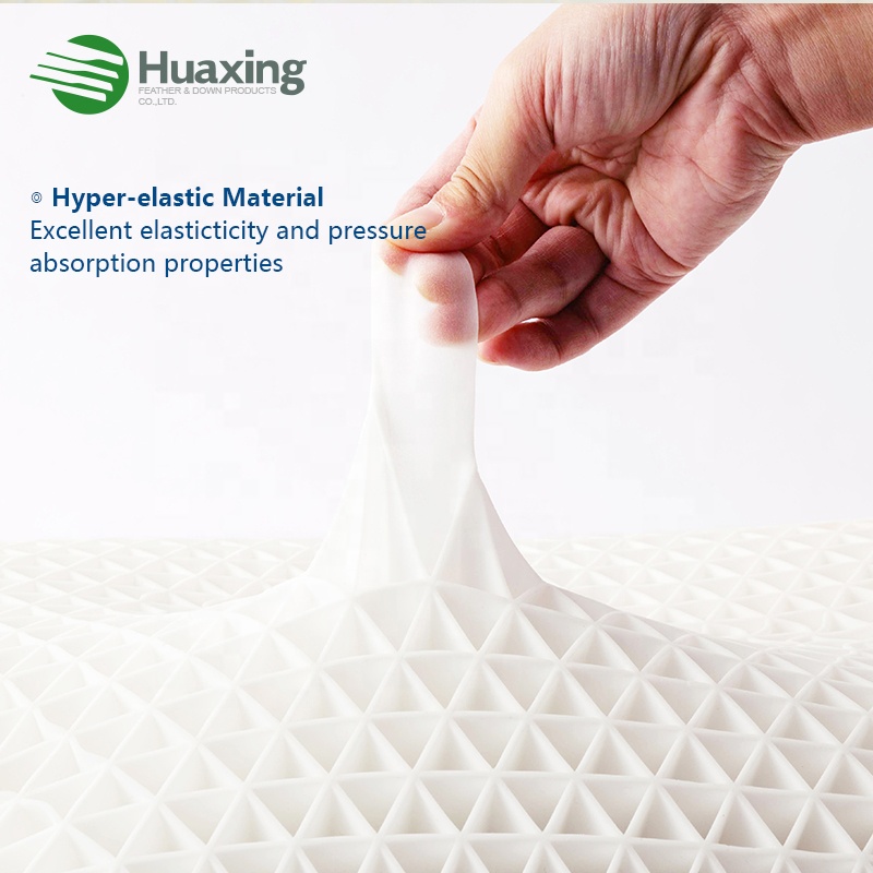 Μαξιλάρια πολυτελείας Έγχρωμο κουτί συσκευασμένο Healthy Airflow 3D TPE Μαξιλάρι ύπνου Cloud υψηλής ελαστικότητας με αφαιρούμενο κάλυμμα μαξιλαριού