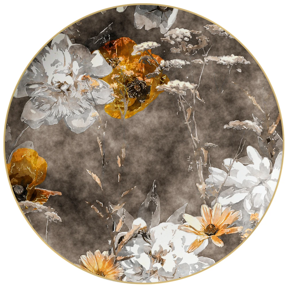 Обеденный сервиз из костяного фарфора, фарфоровые наборы посуды для свадьбы