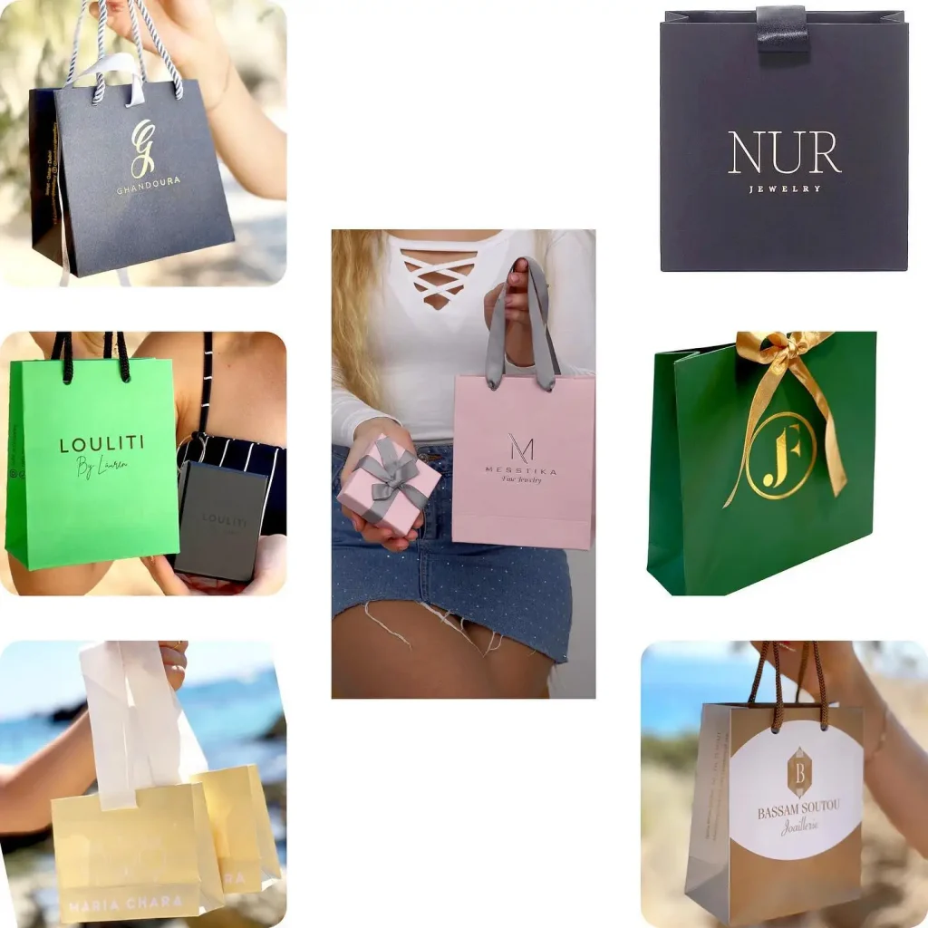 Оптовая продажа одежды, парфюмерии, упаковки, ювелирных изделий, подарков, покупок, бумажный пакет, индивидуальный логотип, роскошные черные современные высечки, уникальные бумажные пакеты