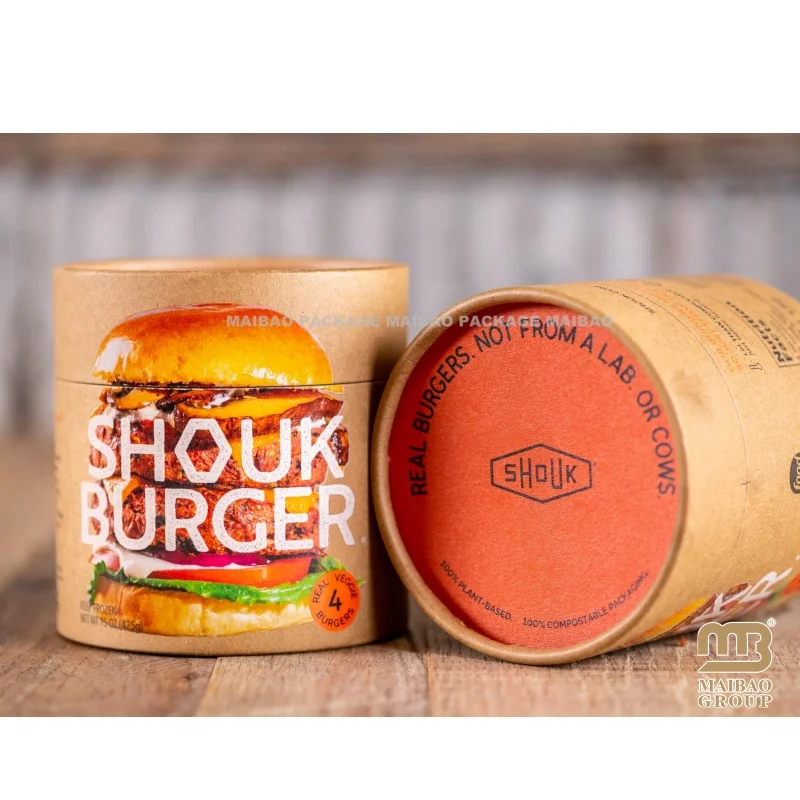 Пользовательские мини-коробки для гамбургеров на вынос, жареная курица, фаст-фуд, бумажная упаковочная коробка, картонные одноразовые контейнеры для доставки еды
