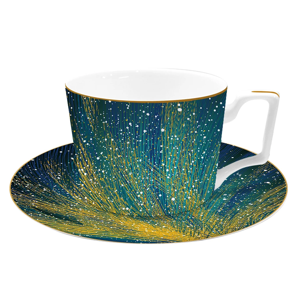 Горячий китайский дизайн, синяя керамика, 10,5-дюймовые основные обеденные тарелки, 12-дюймовые наборы посуды для зарядных тарелок для свадебных мероприятий