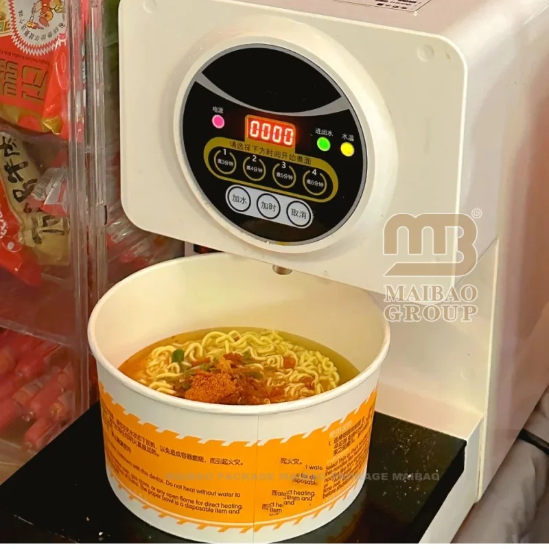 Изготовленная на заказ бумажная миска Одноразовая бумажная салатница Круглая квадратная нагреваемая коричневая миска из крафт-бумаги Одноразовая с крышкой для домашних животных