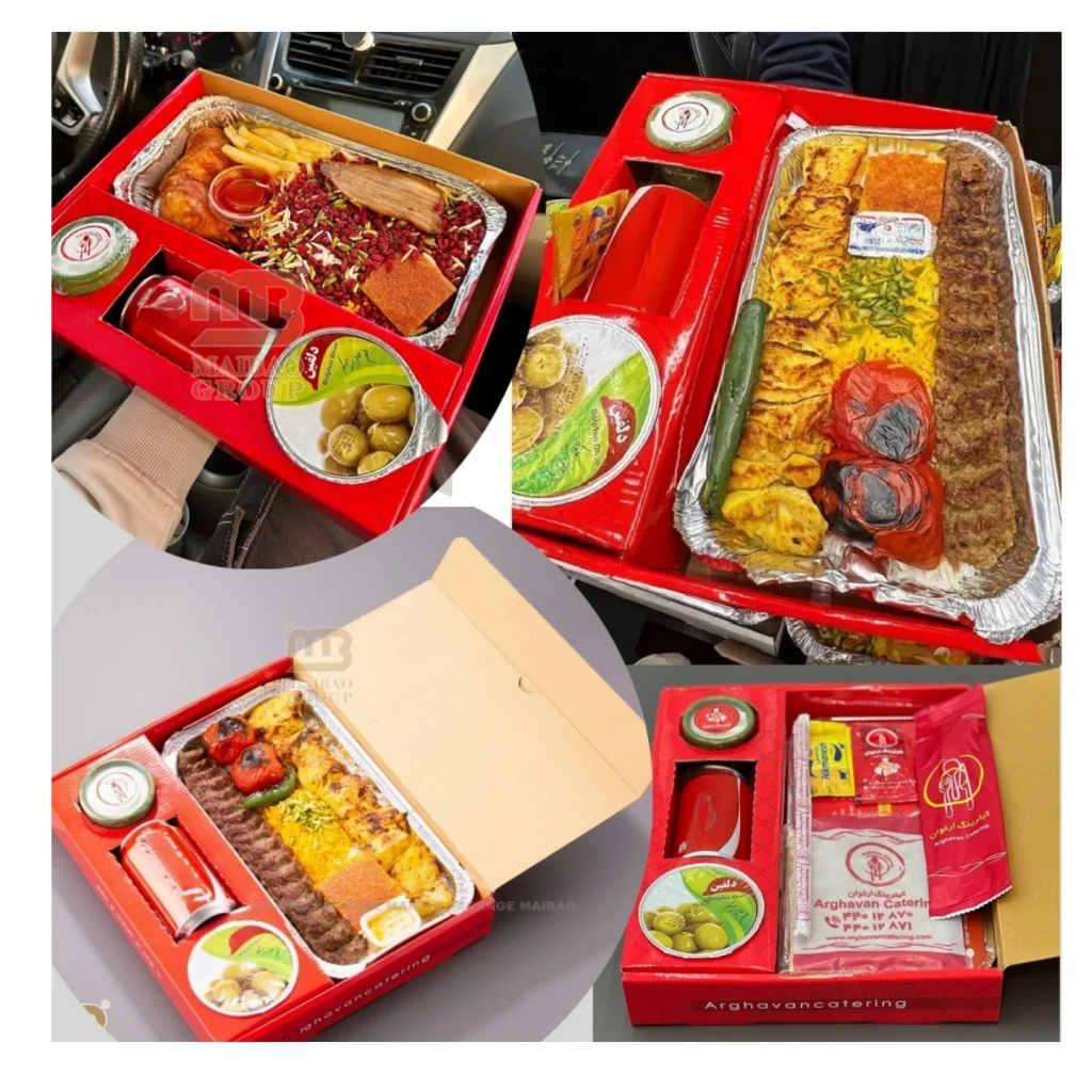 Куриный наггетс на вынос, картофель фри, упаковка для шаурмы, коробка для картофеля фри, бирьяни, риса, одноразовый бумажный контейнер для еды