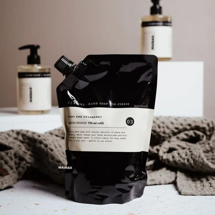 Оптовая продажа, сумка для стирки с логотипом, жидкое мыло, упаковка для стирального порошка, сумка с носиком, экологически чистые пластиковые пакеты для стирки