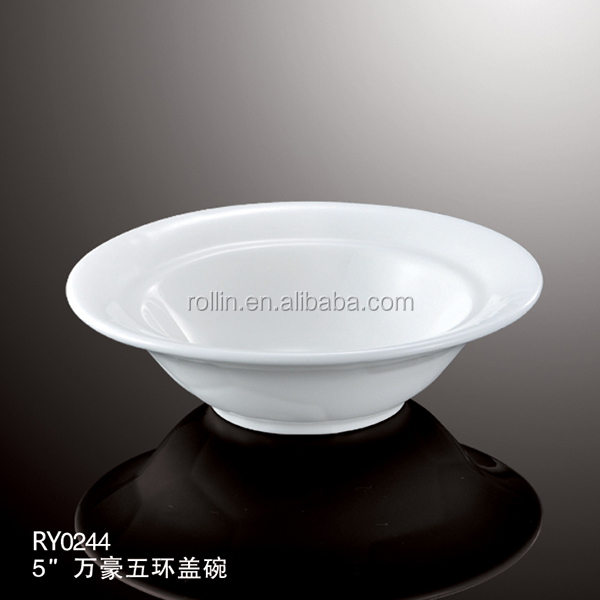 Керамическая белая суповая миска, белая фарфоровая салатница, миска хорошего качества