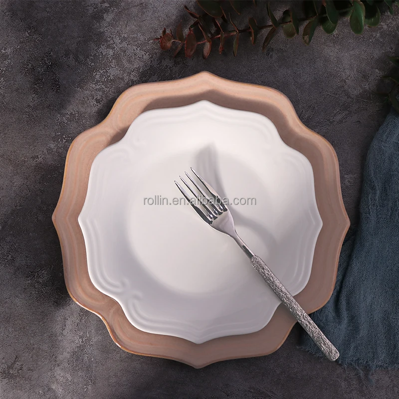 Дизайнерский обеденный сервиз Наборы столовой посуды оптом Другая посуда Рестораны Фарфоровый набор посуды на 12 человек