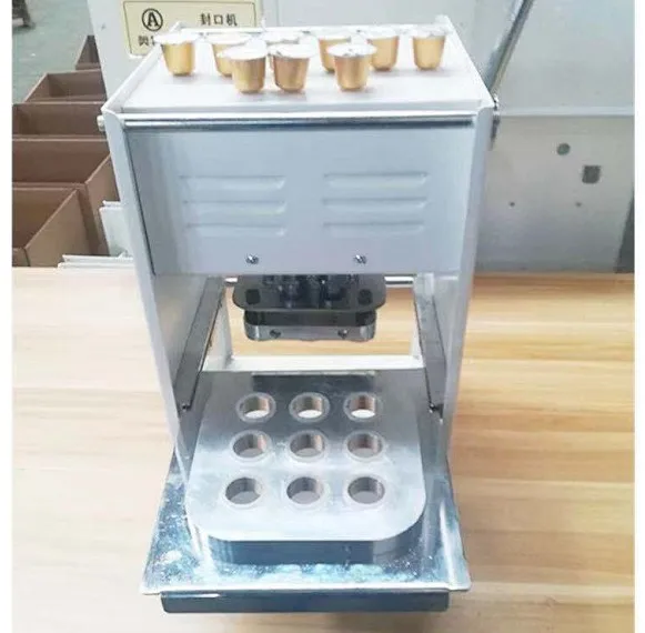 Портативная капсульная кофеварка с 9 отверстиями K, машина для запечатывания капсул