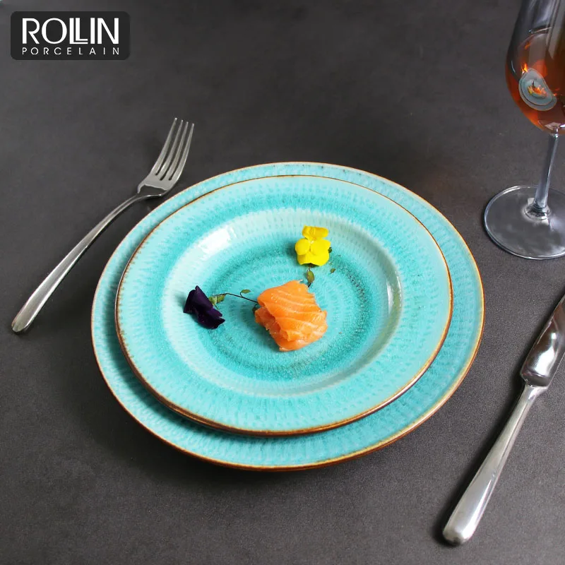 Гуанчжоу новый продукт фарфоровая посуда керамический обеденный набор для отеля и ресторана обеденный набор