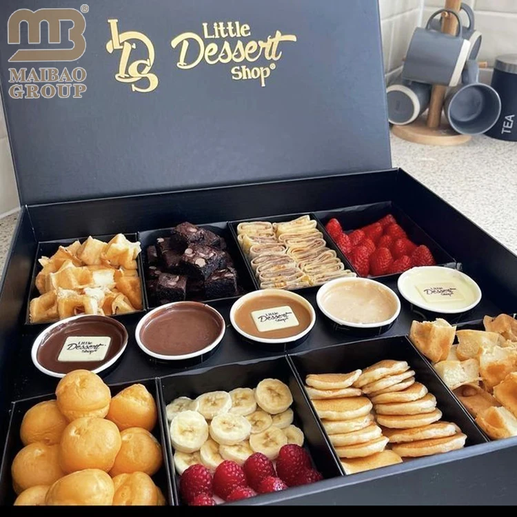 Изготовленная на заказ белая кондитерская коробка из крафт-бумаги, бумажная коробка для обеда на вынос, экологически чистая бумажная тарелка, фруктовое печенье, послеобеденный чай, коробка для десерта