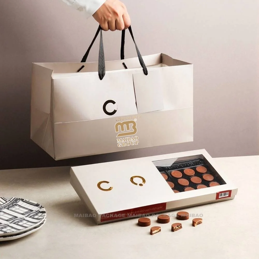 Напечатанный на заказ синий, розовый, роскошные сувениры, розничная торговля, бумажная коробка для конфет, свадебное приглашение, дверь, подарочная упаковка, бумажная коробка для шоколада