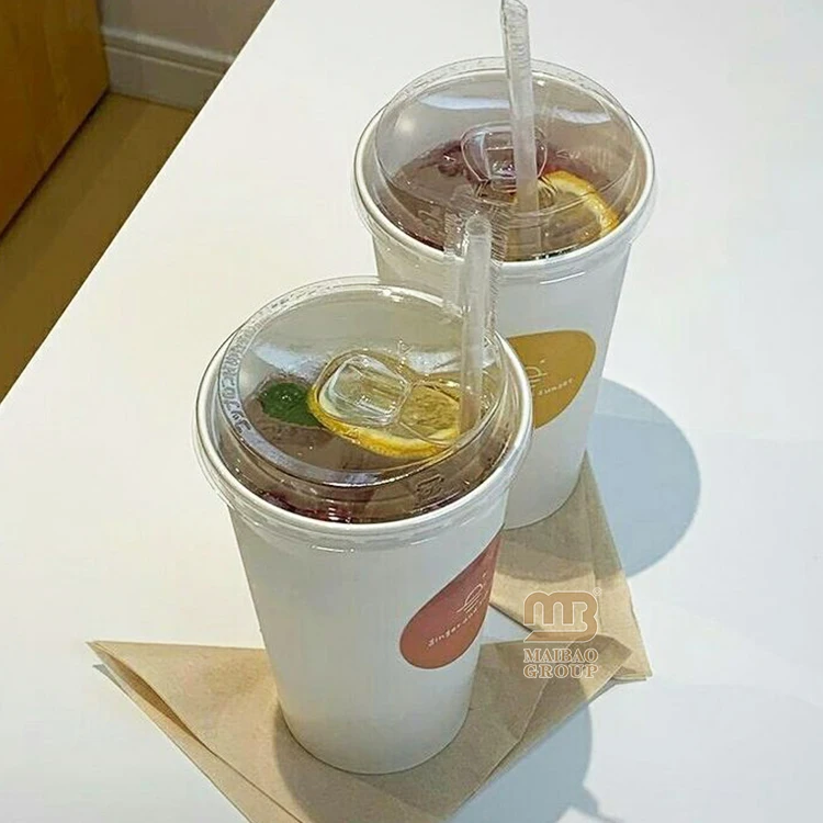 Пользовательские одноразовые бумажные стаканчики для чая с одной/двумя стенками, чашки для напитков, пузырьковый чай, кофе, молочные коктейли, бумажные стаканчики 6 унций 8 унций 12 унций