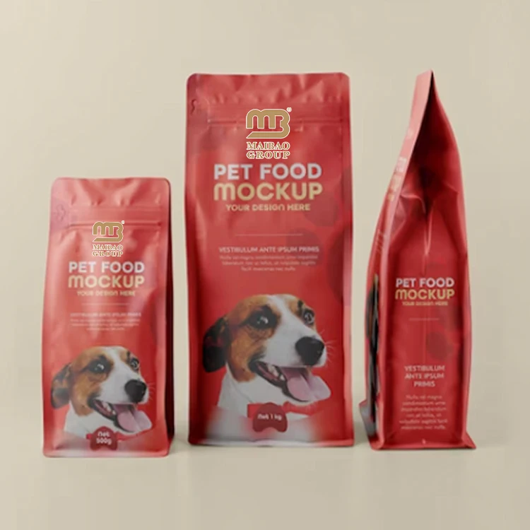 Упаковочная сумка из переработанного пластика для лакомств для собак, слайдер с логотипом, сумка с застежкой-молнией, влагостойкая алюминиевая фольга, сумка для корма для кошек и собак
