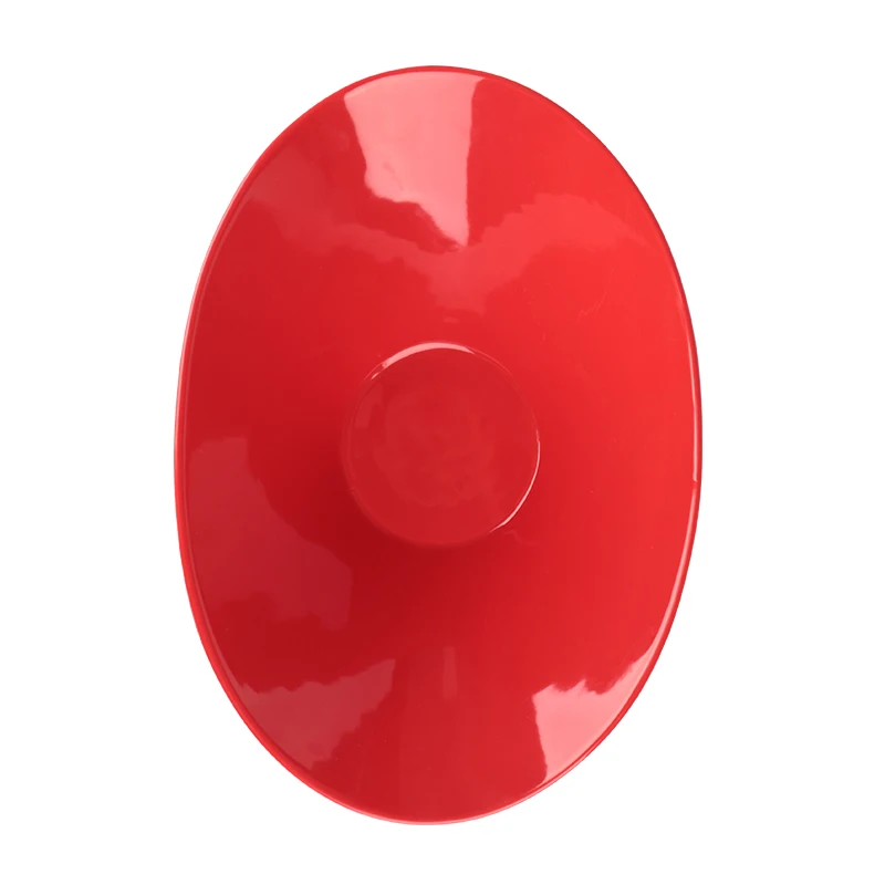 Посуда красного цвета Овальная салатница для супа Керамические тарелки Салатница Керамическая салатница