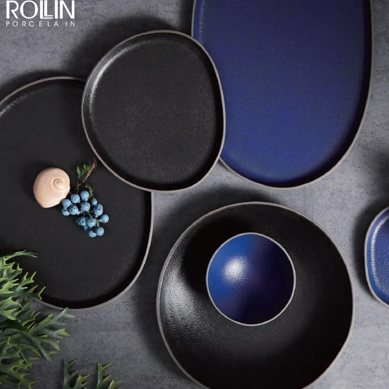 Производитель Керамика Скандинавские Тарелки Обеденные Блюда Ресторан Оптовая Цена Наборы Столовой Посуды, Фарфор Ресторан Отель