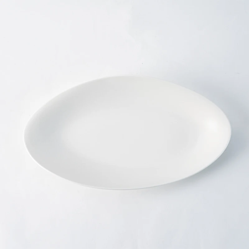 Посуда Chinabrett в скандинавском стиле, простая керамическая посуда, столовая посуда для ресторана, отеля, белая глазурованная фарфоровая посуда, наборы столовой посуды