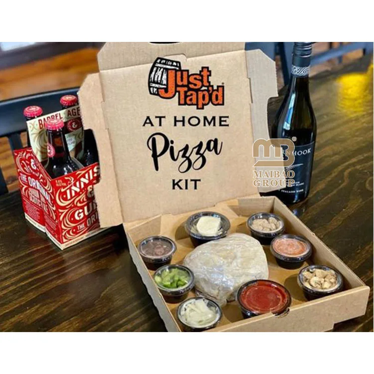 Одноразовая коробка для еды из крафт-бумаги Ресторан на вынос Обед Коробка для бенто Упаковка на вынос Упаковка для еды Бумажная коробка для доставки еды