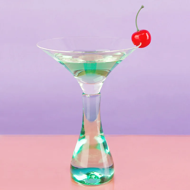 Ребристые бокалы для мартини, бессвинцовый хрустальный бокал, бокал для вина, свадебный креативный коктейльный бокал для шампанского, бокалы Маргариты