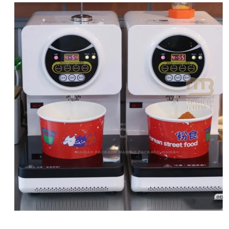 Настраиваемая одноразовая бумажная чаша с подогревом различной емкости, бумажная чаша для беспилотного магазина лапши