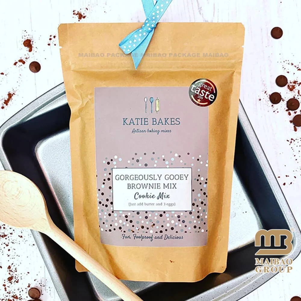 Оптовая продажа, изготовленная на заказ экологически чистая многоразовая застежка-молния с застежкой-молнией, стоячая упаковочная сумка, биоразлагаемые бумажные пакеты для упаковки соли для ванн