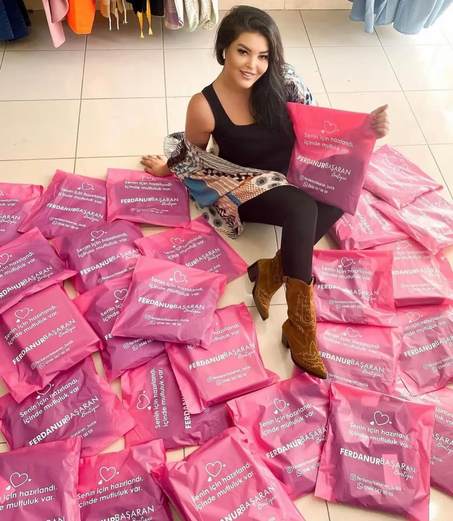 Полиэтиленовая почтовая сумка с принтом на заказ для упаковки одежды, биоразлагаемый пластиковый транспортный конверт, полиэтиленовая почтовая сумка для одежды