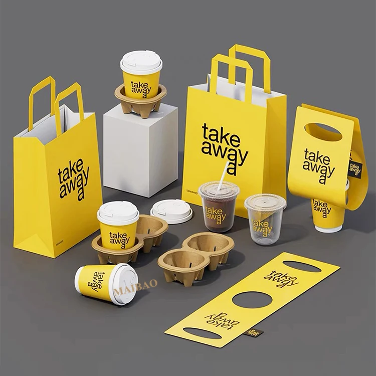 豪华定制尺寸包装纸拉手纸袋牛皮纸购物袋