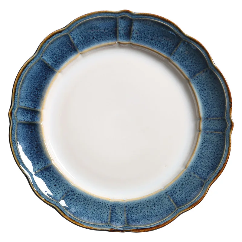 High Quality Creative Special-Shaped Ceramic Plates Minimalist Modern Style Simple Design for Party Occasions
