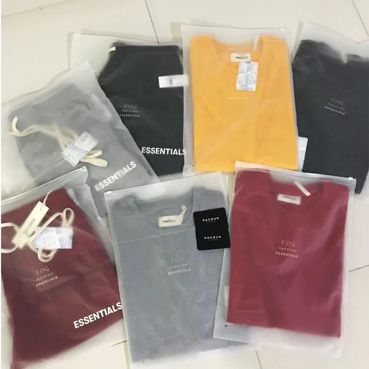 Pe Bagsziplock Упаковка для одежды Индивидуальная упаковка Ldpe Plastik Косметический прозрачный логотип Матовые пластиковые пакеты с застежкой-молнией и застежкой-молнией для одежды