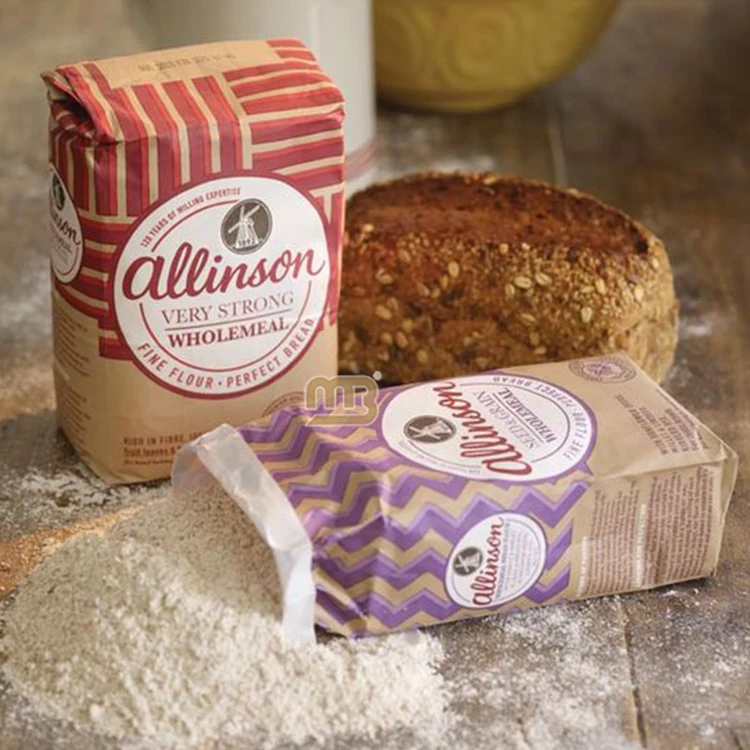 Ламинированные пластиковые пакеты для упаковки пшеничной муки с индивидуальной печатью, 2 кг, 5 кг, 10 кг, 25 кг, пустые пакеты для риса, полиэтиленовый пакет с термосваркой для зерна