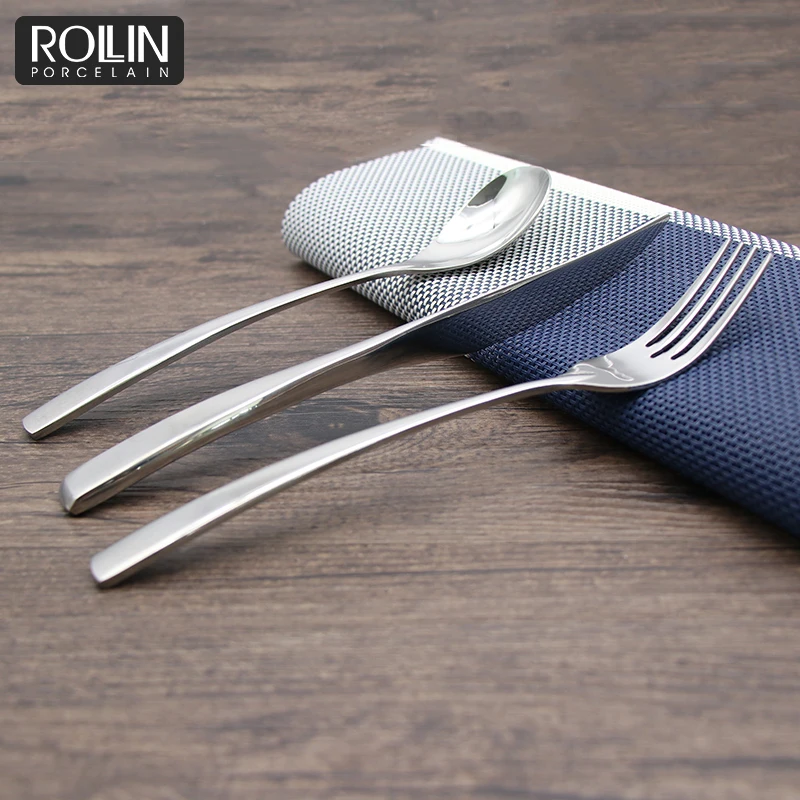 Лидер продаж, набор столовых приборов из серебра, обеденные ложки, вилки и ножи, набор столовых приборов из нержавеющей стали для банкета