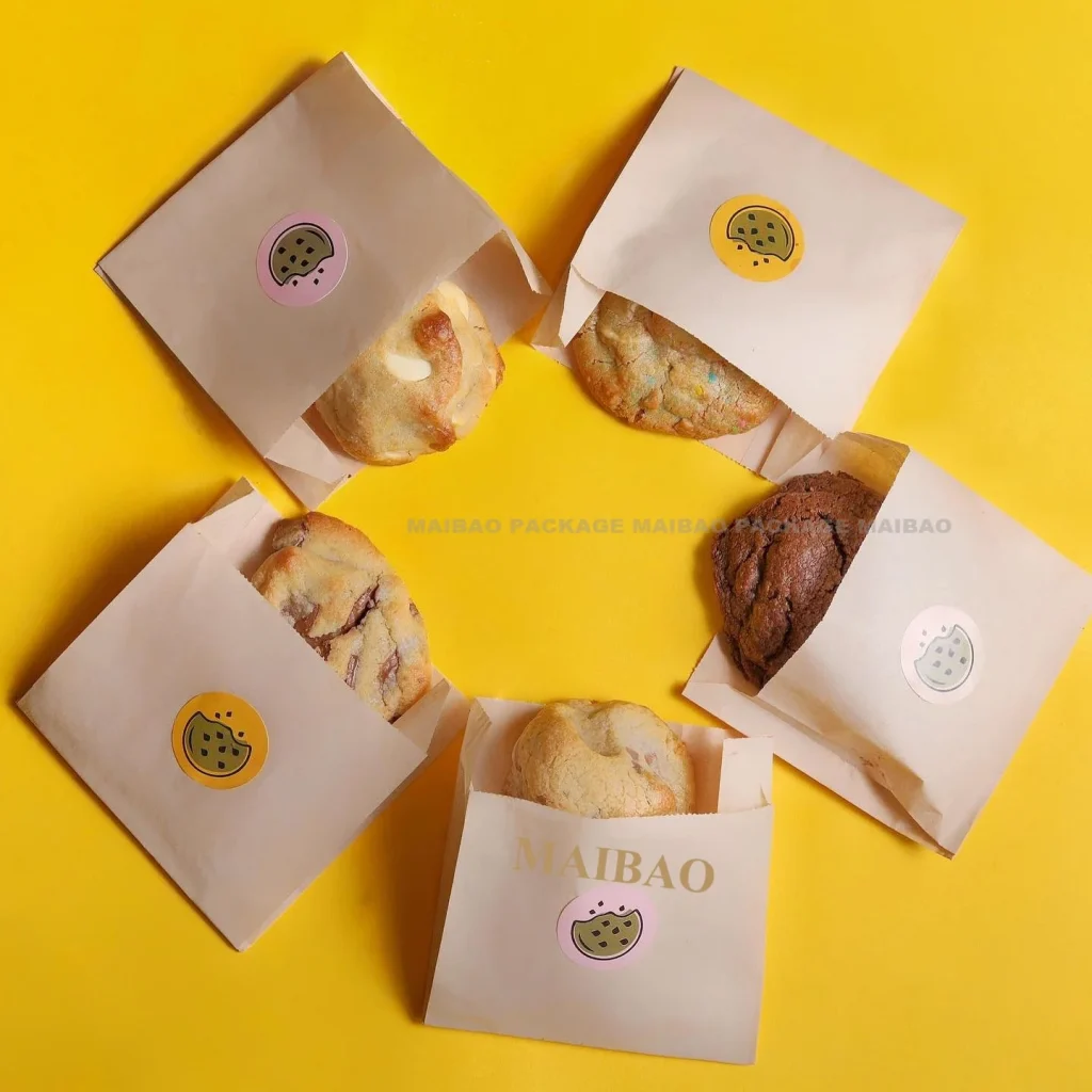 Жиронепроницаемый белый крафт-бумажный пакет, пищевой пергамин, восковая бумага, пакеты для бубликов, упаковка для сэндвичей, бумажный пакет для печенья и пончиков для кондитерских изделий