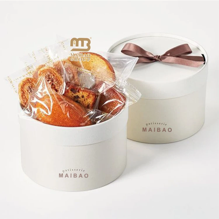 Оптовые коробки для торта, десерта, итальянская классическая круглая коробка для панеттоне, упаковочная бумага для кексов, индивидуальная коробка для панеттоне