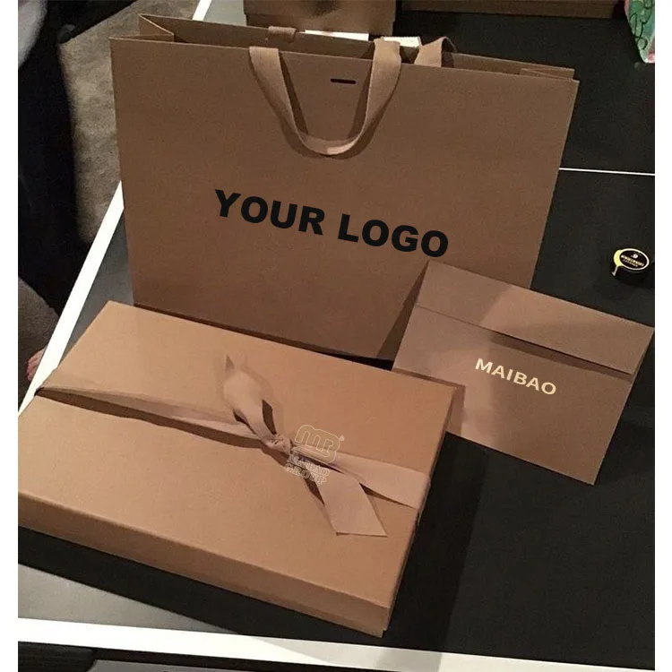 Изготовленные на заказ бумажные пакеты с логотипом, белые коричневые сумки из крафт-бумаги с ручками, оптовые подарочные пакеты из крафт-бумаги с логотипом