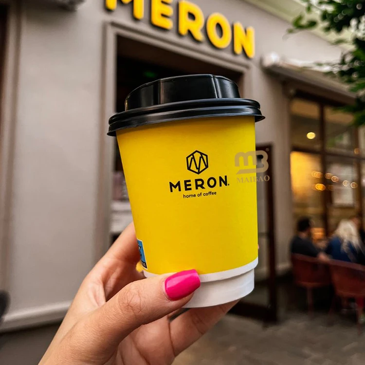 Бумажный стаканчик с логотипом на заказ, 7 унций, 8 унций/12 унций/16 унций/20 унций, одноразовый холодный бумажный стаканчик с крышкой, экологически чистые одноразовые бумажные кофейные стаканчики на 7 унций