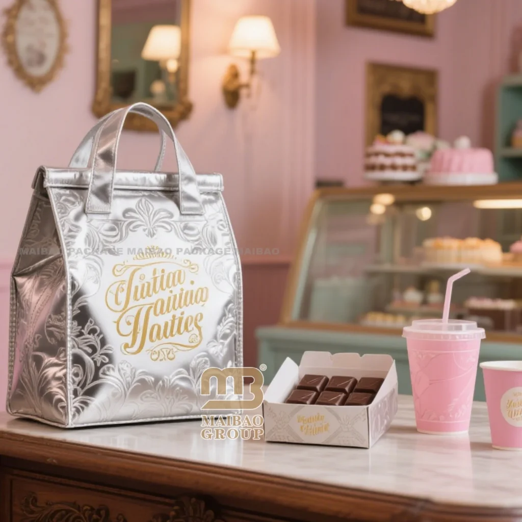 Экологически чистая большая сумка-холодильник, изготовленная на заказ водонепроницаемая термосумка для обеда, изолированная нетканая сумка-тоут с подогревом, сумка для доставки еды с застежкой-молнией