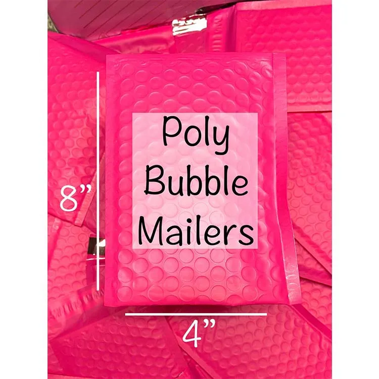 4×8 6×9 6×10 Устойчивый экологически чистый биологический логотип PBAT Custom Custom Compostable Bubble Polymailer Padded Mailer