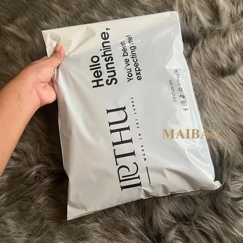 Напечатанные на заказ устойчивые к закалке электронные коммерции полиэтиленовые почтовые конверты Polymailer биоразлагаемая курьерская почтовая сумка с карманом