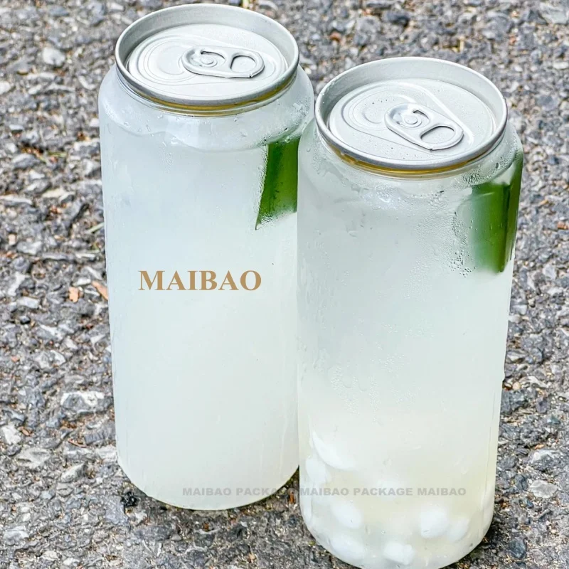 Легкая открытая пластиковая банка с легкой открытой крышкой, герметичная канистра, пластиковая банка для соды для напитков