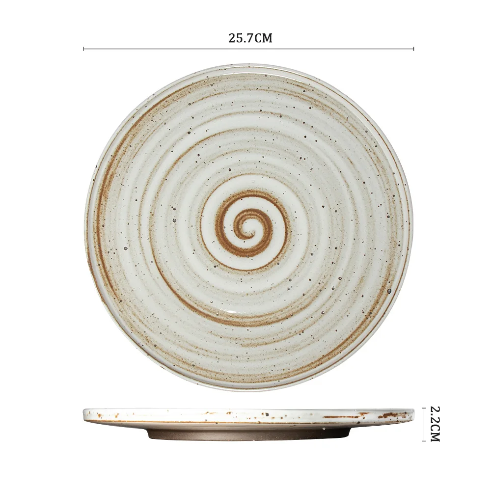 Тарелка с полным набором услуг Посуда Керамические тарелки Столовая посуда Фарфоровый набор Керамическая тарелка Фарфор