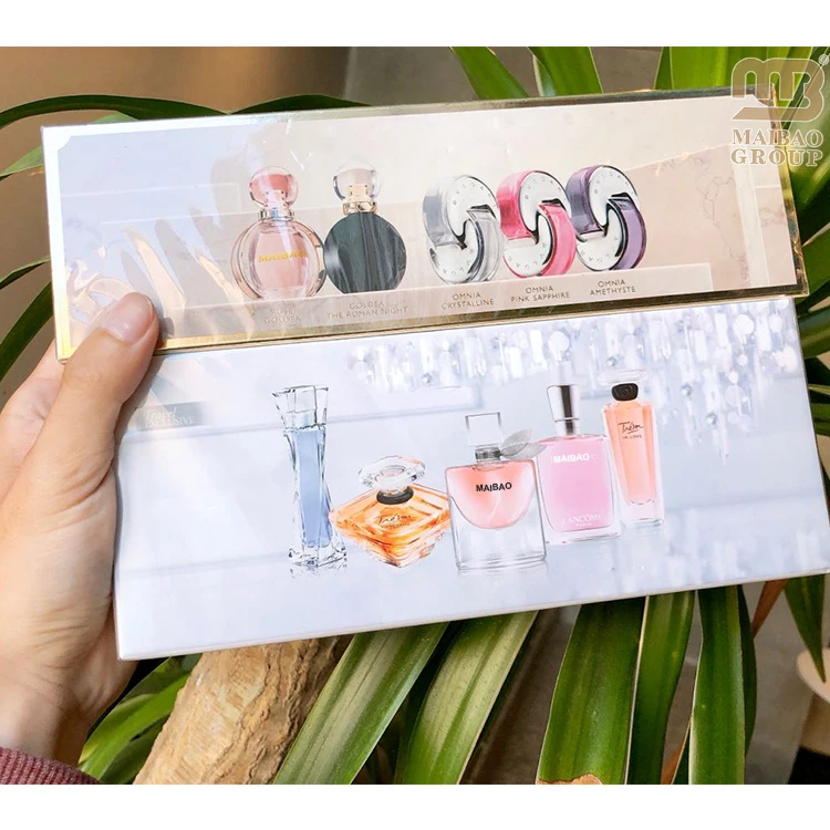 30 мл 50 100 мл комплект образцов подарочной коробки для духов Индивидуальный флакон для духов и коробка Роскошный бумажный подарочный набор Упаковка для флаконов для духов