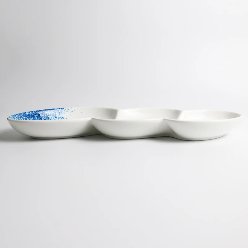 Индивидуальный дизайн логотипа, обеденная тарелка, посуда, посуда, тарелка для конфет и сладостей, тарелки с отделениями для шведского стола