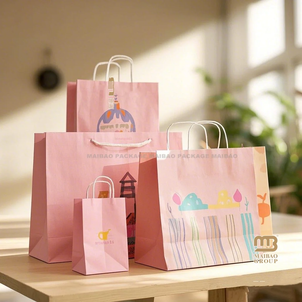 Подарочная упаковка на заказ, крафт-бумажный пакет, оптовая продажа, дешевая цена, подарочный пакет для покупок, коричневый Craft Bolsas De Papel, бумажный мешок для покупок