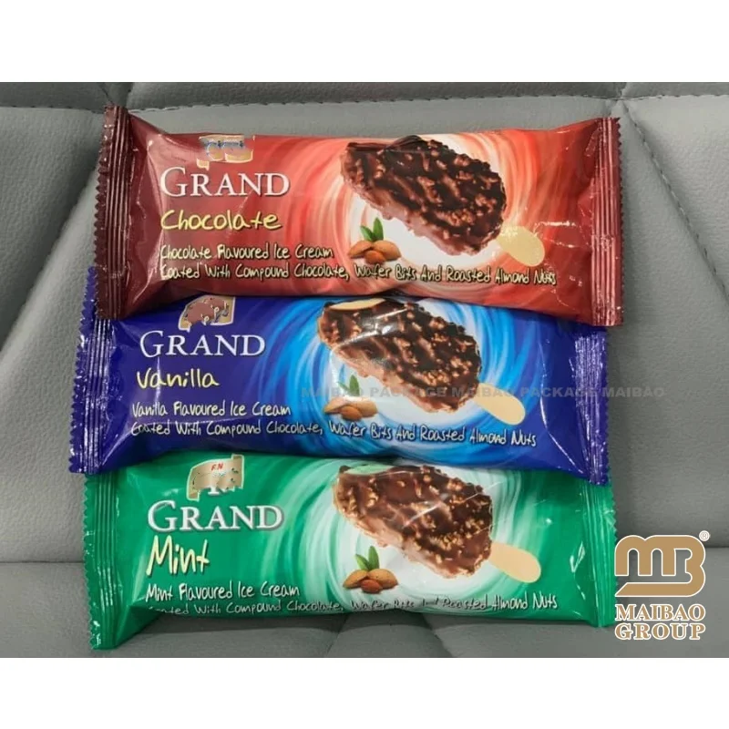 Дизайн упаковки. Изготовление на заказ. Пластиковые хорошие упаковочные пакеты. Empaque De Helado. Обертки для мороженого. Упаковочная сумка.