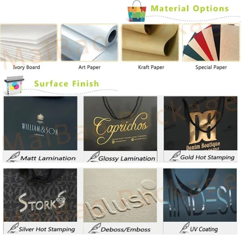 Женская белая подарочная сумка для покупок из бумаги с лентой, хит продаж, упаковочная сумка с лентой для покупок, одежды и подарков