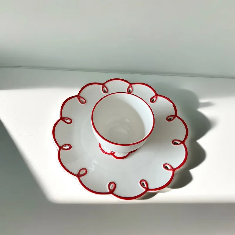 Speckled Tea Cup Breakfast Milk Water Cups New Creative Coffee Mugs Dot Ceramic Mug