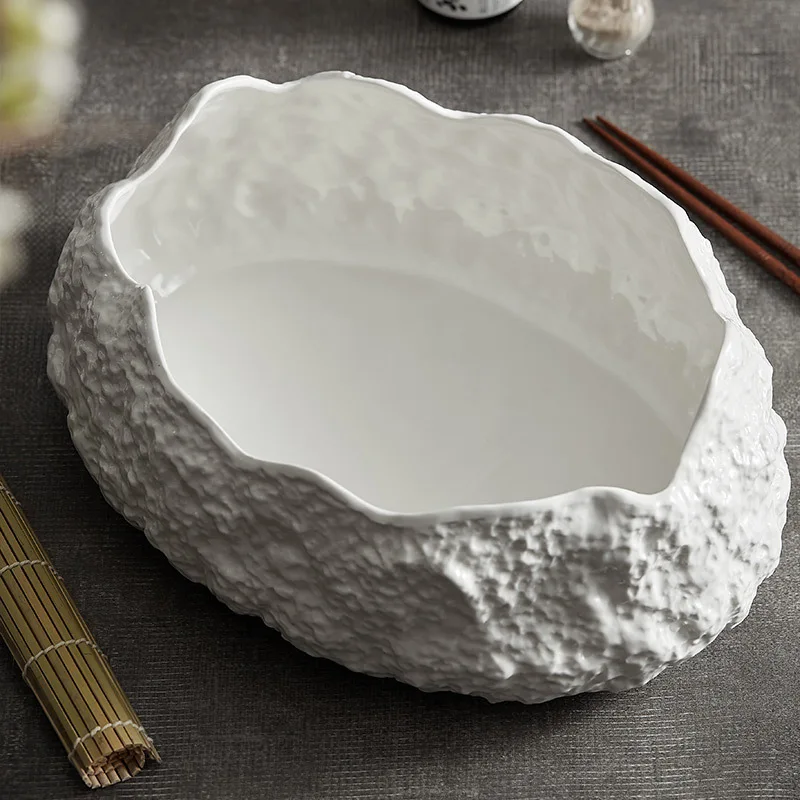 Wholesale European Light Luxury Household Ceramic Western Restaurant Beef Bone China Tableware Porcelain Plate