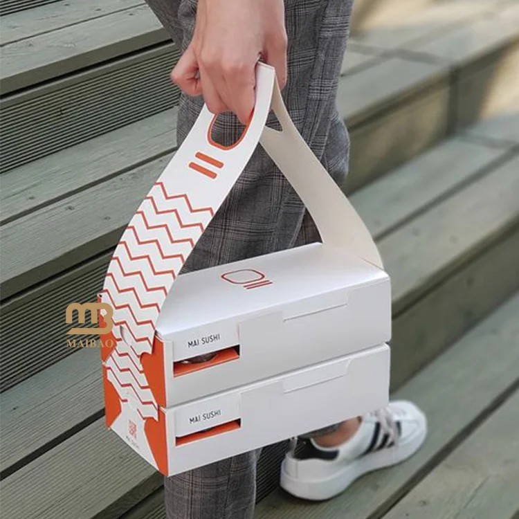 Пользовательские коробки для суши премиум-класса для упаковки пищевых продуктов. Коробка для бенто на вынос для суши на вынос. Одноразовая коробка для упаковки суши на вынос.