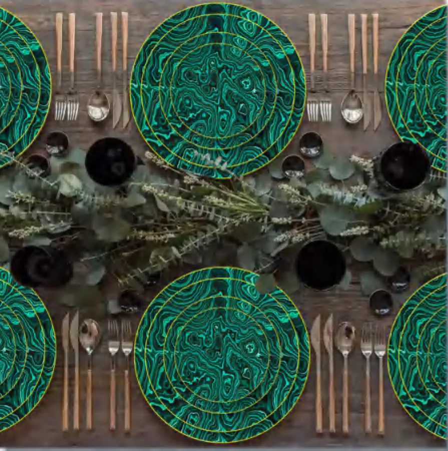 Оптовая торговля костяным фарфором керамическая декоративная тарелка с золотой оправой черный комплект зарядных тарелок для свадьбы